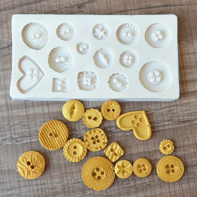 قالب سيليكون على شكل أزرار، قا - مراجعة Soap Making Equipment وسعره