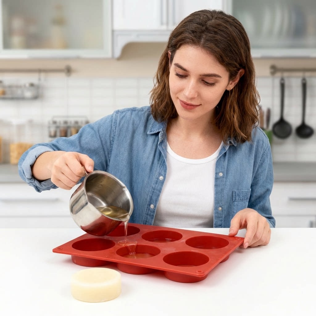قالب صابون سيليكون دائري، أداة - مراجعة Soap Making Formula وسعره